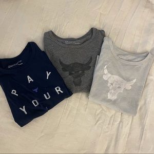 “THE ROCK” cropped tops size small